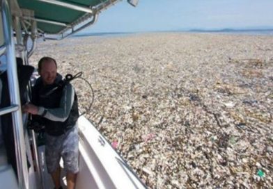 Encuentran inmenso mar de plástico entre islas hondureñas
