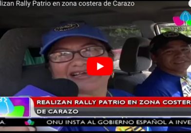 Realizan Rally Patrio en zona costera de Carazo