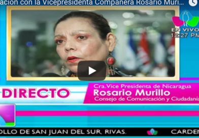Comunicación con la Vicepresidenta Compañera Rosario Murillo, 02 octubre 2017