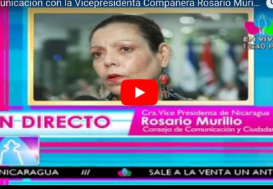 Comunicación con la Vicepresidenta Compañera Rosario Murillo, 17 octubre 2017