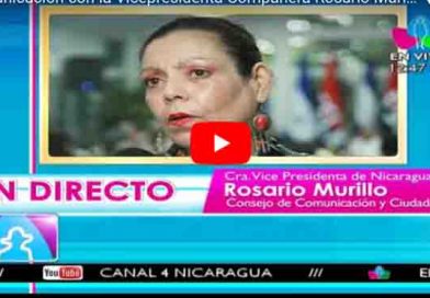 Comunicación con la Vicepresidenta Compañera Rosario Murillo, 18 octubre 2017