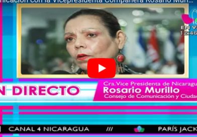 Comunicación con la Vicepresidenta Compañera Rosario Murillo, 20 octubre 2017