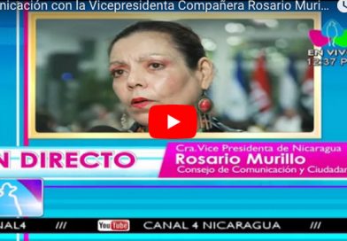 Comunicación con la Vicepresidenta Compañera Rosario Murillo, 30 de Octubre 2017