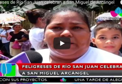 Feligreses de Río San Juan celebran a San Miguel de Arcángel