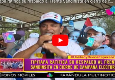 Tipitapa ratifica su respaldo al Frente Sandinista en cierre de campaña electoral