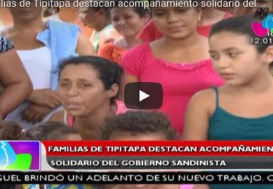 Familias de Tipitapa destacan acompañamiento solidario del Gobierno Sandinista
