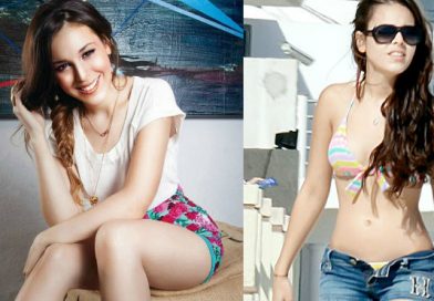 Danna Paola luce bikini de una pieza que le remarcó todo