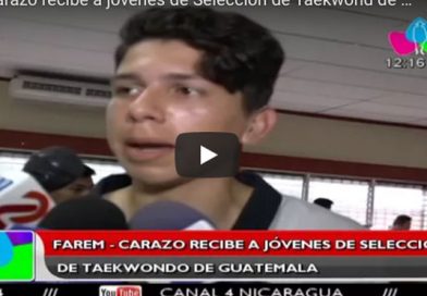 Farem-Carazo recibe a jóvenes de Selección de Taekwond de Guatemala