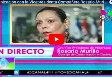 Comunicación con la Vicepresidenta Compañera Rosario Murillo, 03 de Noviembre 2017