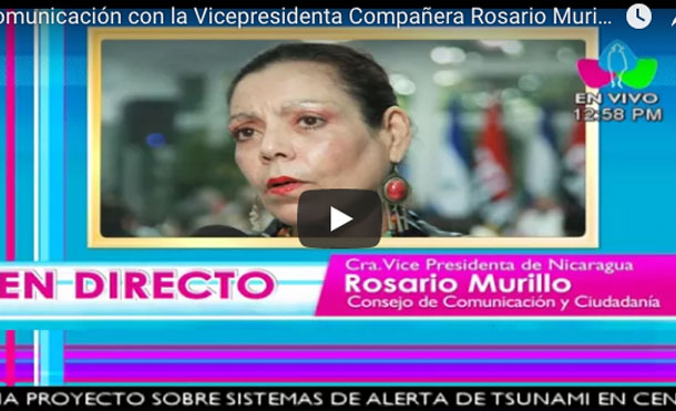 Comunicación con la Vicepresidenta Compañera Rosario Murillo, 24 de Noviembre 2017