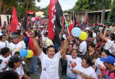 Nindiriseños celebraron con júbilo el triunfo de la Alianza Unida Nicaragua Triunfa