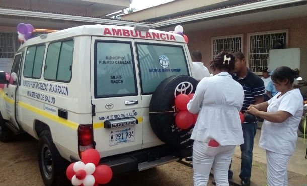 Bilwi, Prinzapolka y Waspam en el Caribe Norte estrenan ambulancias