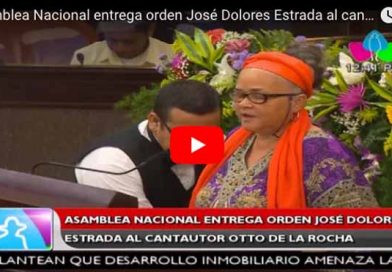 Asamblea Nacional entrega orden José Dolores Estrada al cantautor Otto de la Rocha