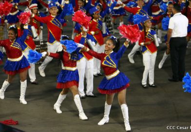 Bandas rítmicas y gimnasia en la inauguración de los XI Juegos Centroamericanos