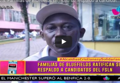R.A.C.S: Familias de Bluefields ratifican su respaldo a candidatos del FSLN