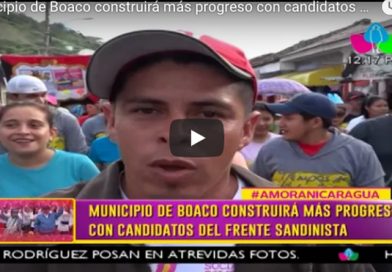 Municipio de Boaco construirá más progreso con candidatos del Frente Sandinista