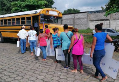 CEM Chinandega traslada material electoral a las JRV