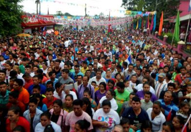 Impresionante cierre de campaña del Frente Sandinista en Nueva Guinea