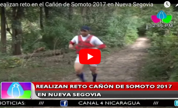 Realizan reto en el Cañón de Somoto 2017 en Madriz