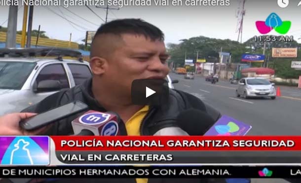 Policía Nacional garantiza seguridad vial en carreteras