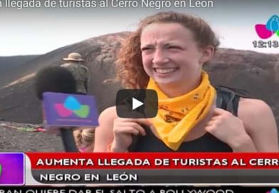 Aumenta llegada de turistas al Cerro Negro en León