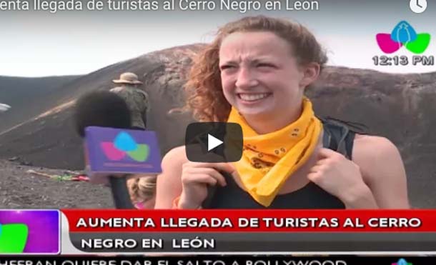 Aumenta llegada de turistas al Cerro Negro en León