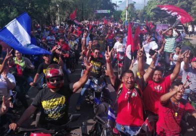Chichigalpinos salieron a las calles para respaldar al FSLN en el cierre de Campaña