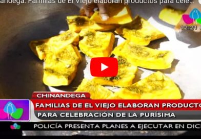 Chinandega: Familias de El Viejo elaboran productos para celebración de la purísima