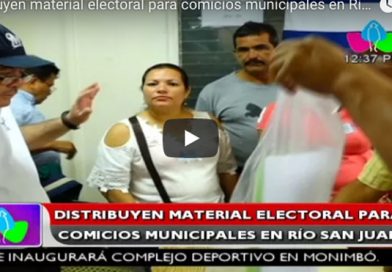 Distribuyen material electoral para comicios municipales en Río San Juan