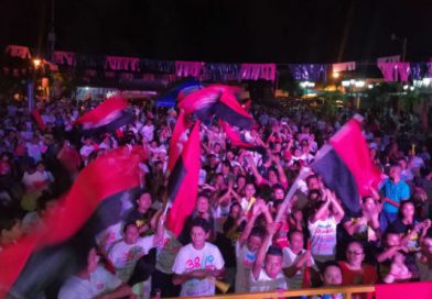 Corinteños celebran el Triunfo Sandinista en elecciones municipales 2017