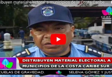 Distribuyen material electoral a municipios de la Costa Caribe Sur
