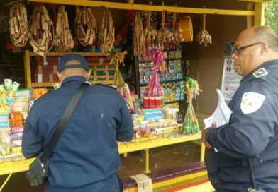 Bomberos realizan inspecciones en tramos de pólvora