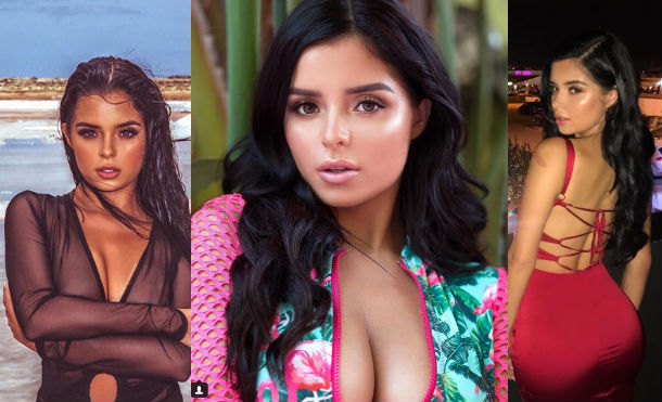 Doble hot de Selena Gomez posó con el escote más sexy del mundo y dejó en shock a todos