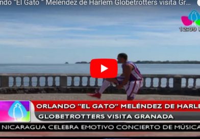 Orlando “El Gato ” Meléndez de Harlem Globetrotters visita Granada