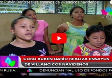 Coro Rubén Darío realiza ensayos de villancicos navideños