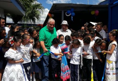 Buen gobierno municipal entrega proyecto de rehabilitación del colegio Simón Bolívar en Masaya