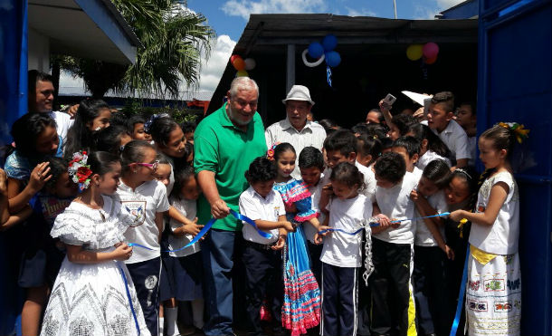 Buen gobierno municipal entrega proyecto de rehabilitación del colegio Simón Bolívar en Masaya