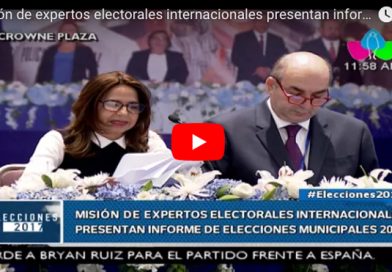 Misión de expertos electorales internacionales presentan informe de elecciones municipales 2017