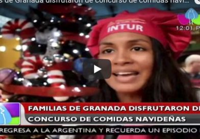 Familias de Granada disfrutaron de concurso de comidas navideñas