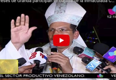 Feligreses de Granda participan en bajada de la Inmaculada Concepción de María