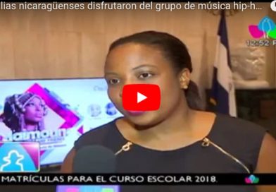 Familias nicaragüenses disfrutaron del grupo de música hip-hop Maimouna Youssef