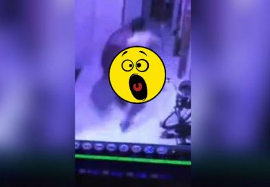 Hombre desnudo sorprende a mujer con masturbación en elevador