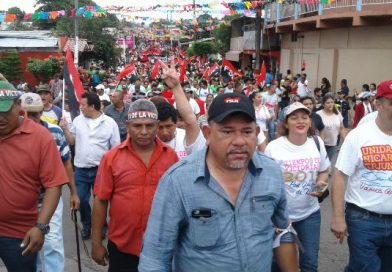 Juigalpa de desborda en paz, amor y unidad en respaldo a candidatos del FSLN