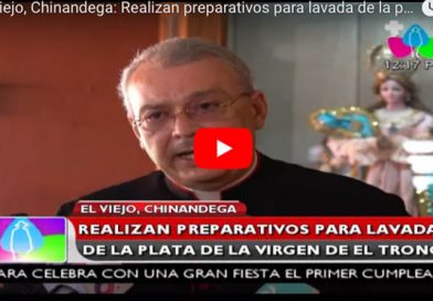 El Viejo, Chinandega: Realizan preparativos para lavada de la plata de la Virgen del Trono