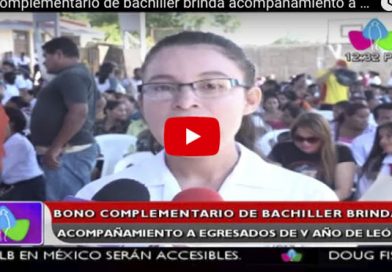 Bono complementario de bachiller brinda acompañamiento a egresados de V año de León