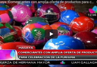 Masaya: Comerciantes con amplia oferta de productos para celebración de la purísima