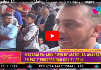 Matagalpa: Municipio de Matiguás avanzará en paz y prosperidad con el FSLN