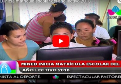 MINED inicia matrícula escolar del año lectivo 2018