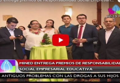MINED entrega premios de Responsabilidad Social Empresarial Educativa