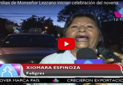 Familias de Monseñor Lezcano inician celebración del novenario de la purísima